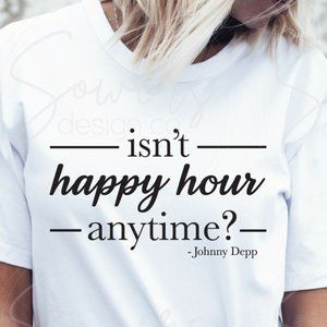 Johnny Depp HAPPY HOUR T-Shirt